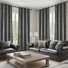 4Pcs Velvet Solid Color Metal Grommets Room Darkening Curtain Panels (Set of 4)