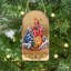 Inspirational Icon 5'' Handmade Wood Shatterproof Photo Ornament