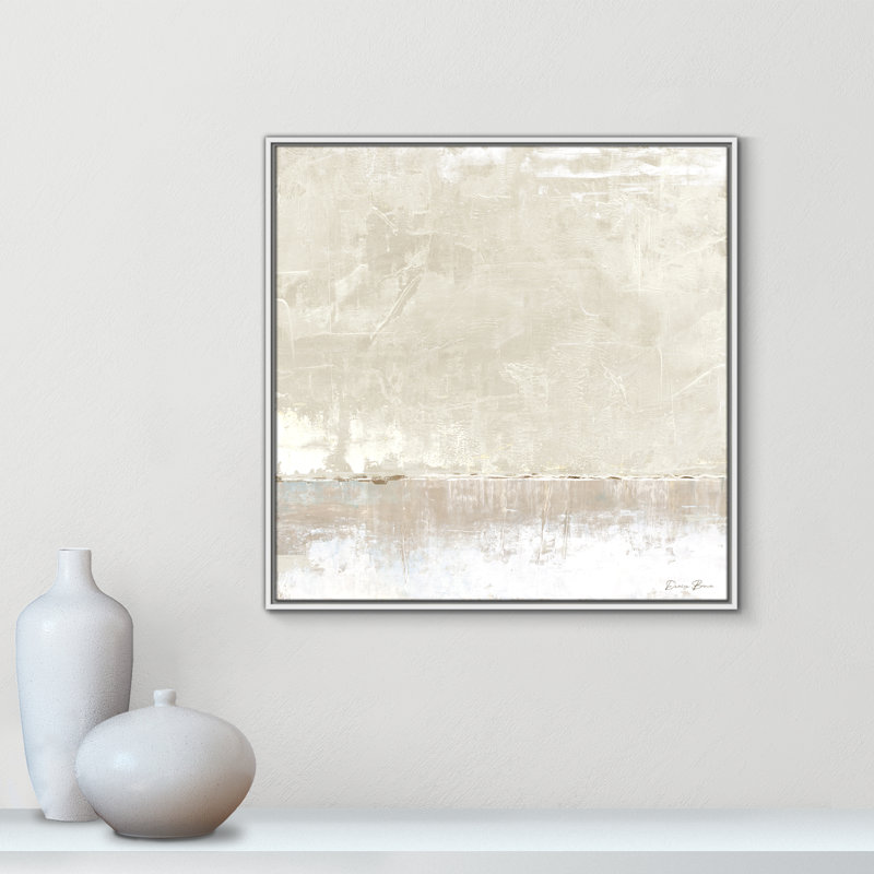 Delevan Better Days - reproduction de cadre flottant sur toile, H 31,5 po x l 31,5 po, Blanc