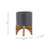 5" Planter W/ Wood Stand-1870097125