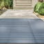 Tapis contemporain à rayures Sheffield, bleu marine-635726399