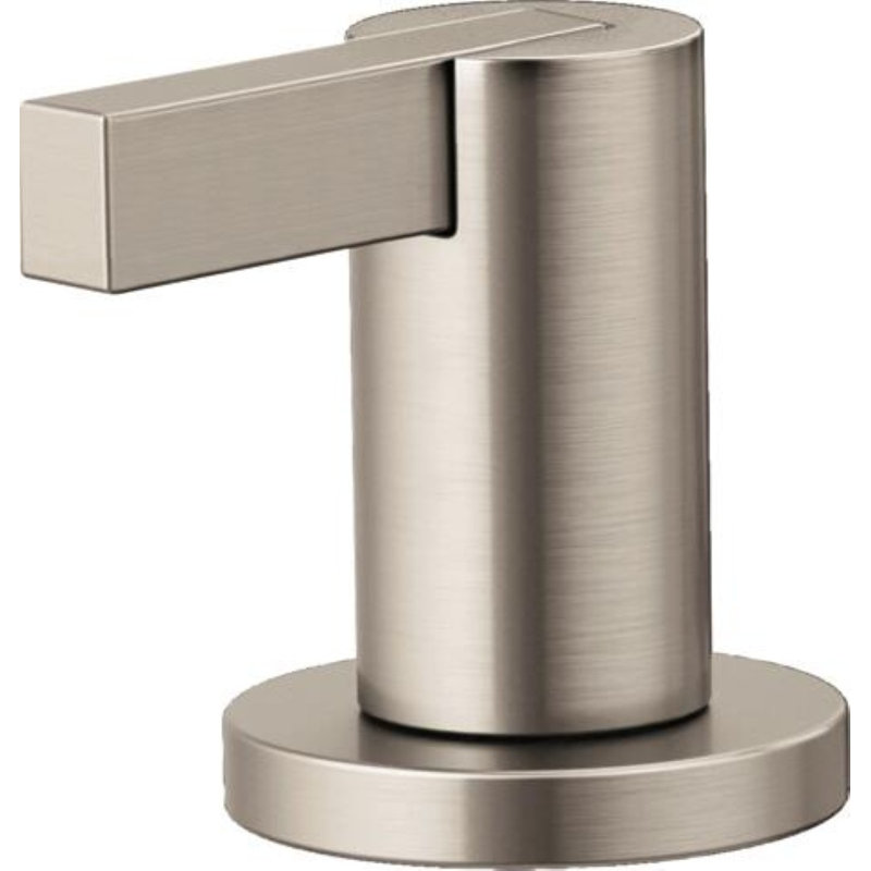 Litze® Widespread Lavatory Faucet With High Spout, Luxe Nickel, Extended Lever Handle, 1.2 GPM
