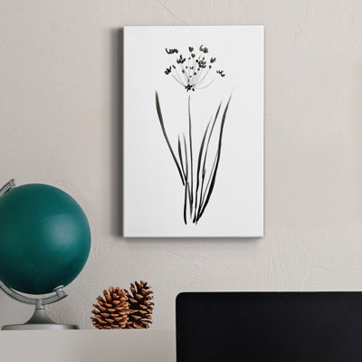 Inky Botanical II - peinture sur toile tendue