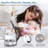 Electric Kettle, 1.8L Borosilicate Glass Tea Kettle With LED Light, Auto Shut-Off And Boil-Dry Protection Cordless Kettle Fast Boiling