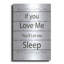 «Let Me Sleep» par Lori Deiter, art mural en métal, 16 po x 24 po-129760785