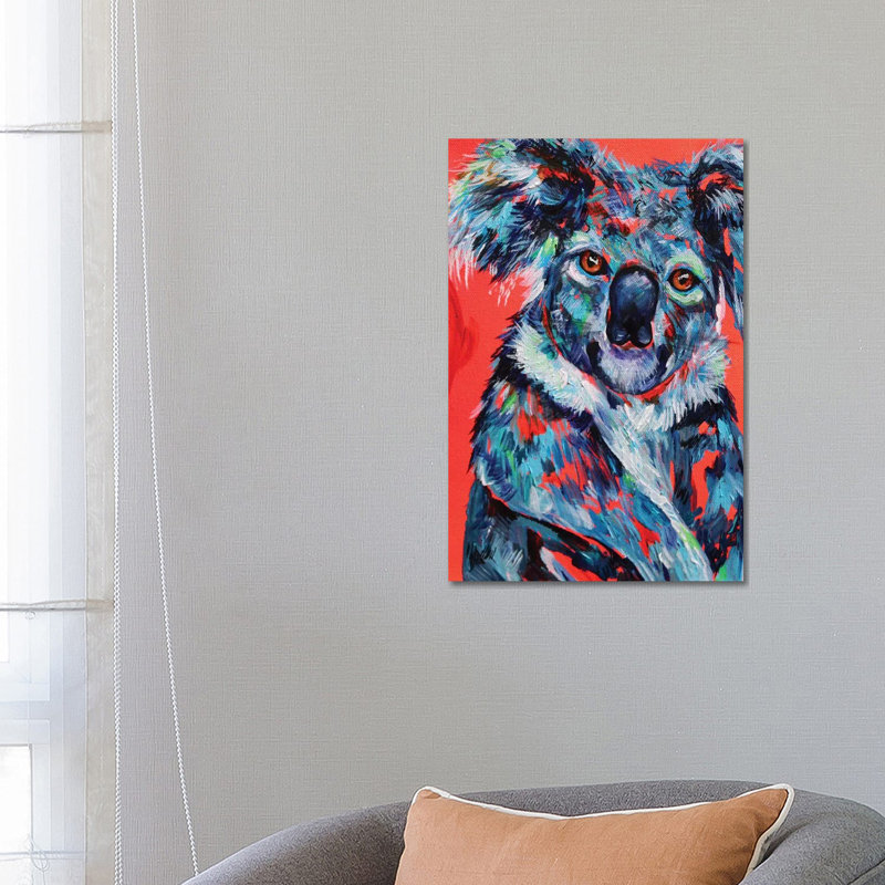Koala by Lindsey Dahl - Wrapped Canvas Painting, 66.04 cm H x 45.72 cm W x 1.91 cm D