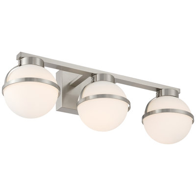 Emma 5CCT LED Vanity - Brushed Steel Finish