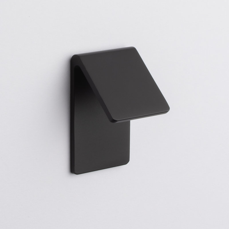 0.75" Center to Center Finger Pull, Matte Black