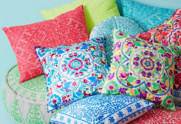 Colourful cushions