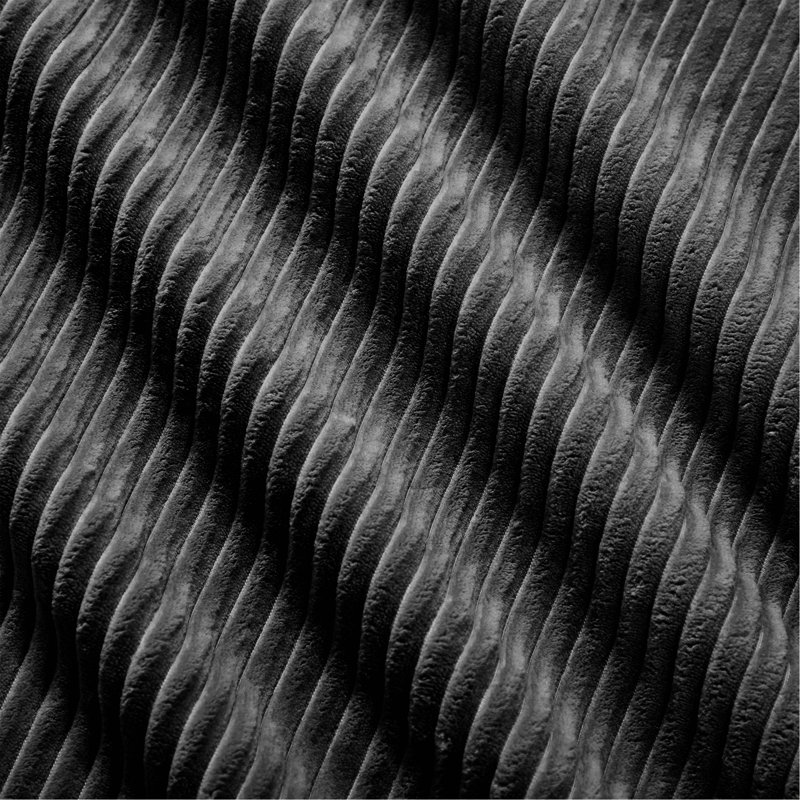 Repose-pieds rectangulaire pour l'intérieur, Noir