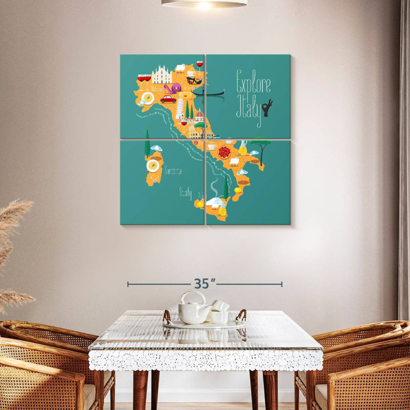 Aliaz Explore Italy Map