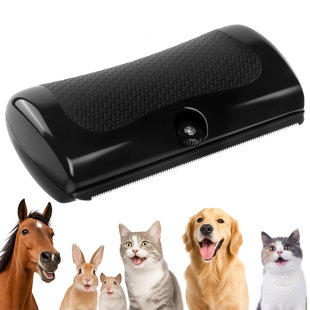 Fido Fave Dog Deshedding Brush, Black