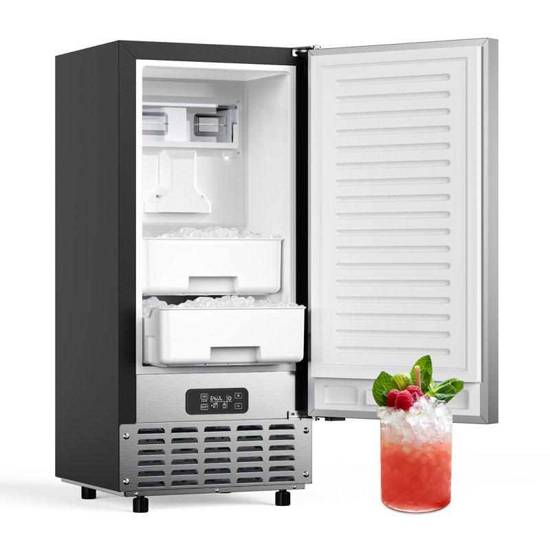 Northair Commercial Under Counter Nugget Ice Maker Machine, 66lbs/day, Bulit-in Freestanding Ice Maker