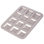 CHEFMADE 12 Cavity Square Financier Cake Pan
