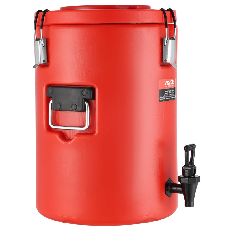 Distributeur de boissons chaudes et froides isolé VEVOR 4,5 gallons en acier inoxydable