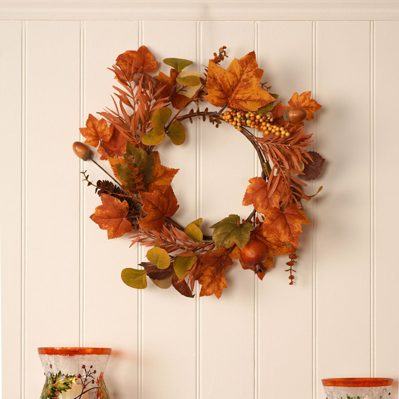 Faux Polyester 40cm Wreath