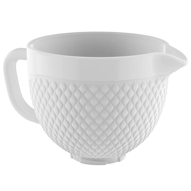 Bol en céramique de 5 pintes en forme d'ananas pour robots pâtissiers KitchenAid à tête inclinable, par GVODE