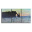 «The Manneport Etretat The Porte D'Aval 1885», reproduction sur toile 3 pièces-826714380