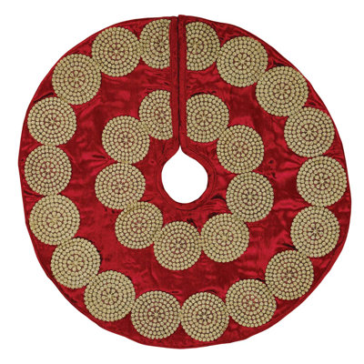 Elspeth Geometric Velvet Tree Skirt
