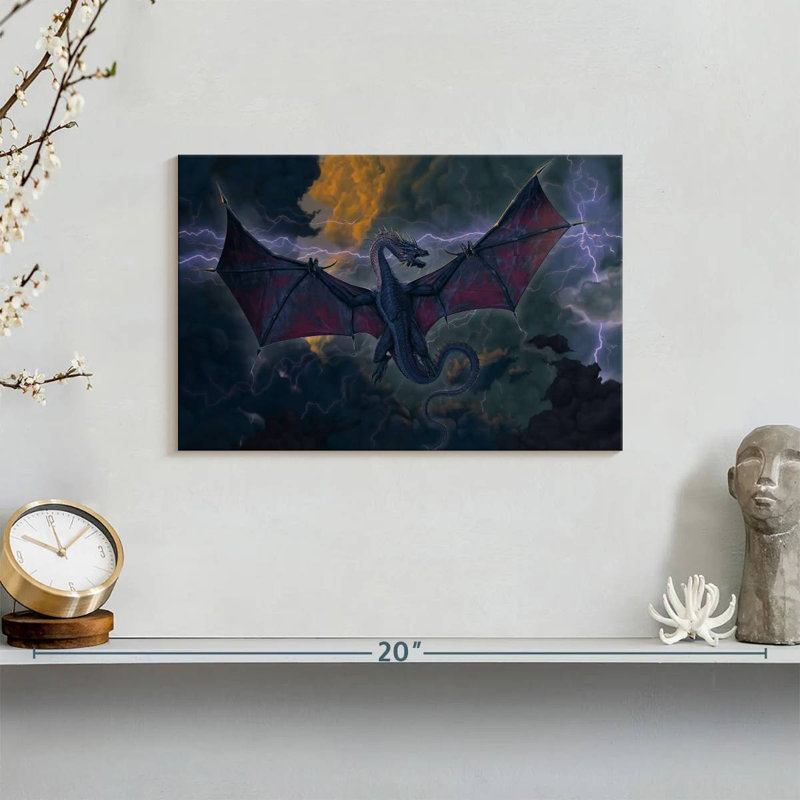 Kelan Thunder Dragon, 8" H x 12" W