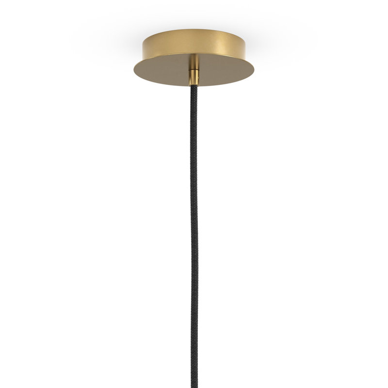 Odyssey 1 - Light Pendant, Burnished Brass, 13.82" H x 3.94" W x 3.94" D