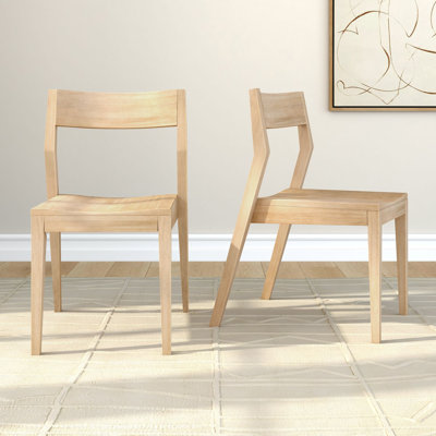 Linzy Solid Wood Modern Dining Chair