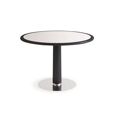 White Round Sintered Stone Dining table