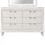 Commode (sans miroir), blanc scintillant