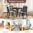 Extendable Round Dining Table-497367337