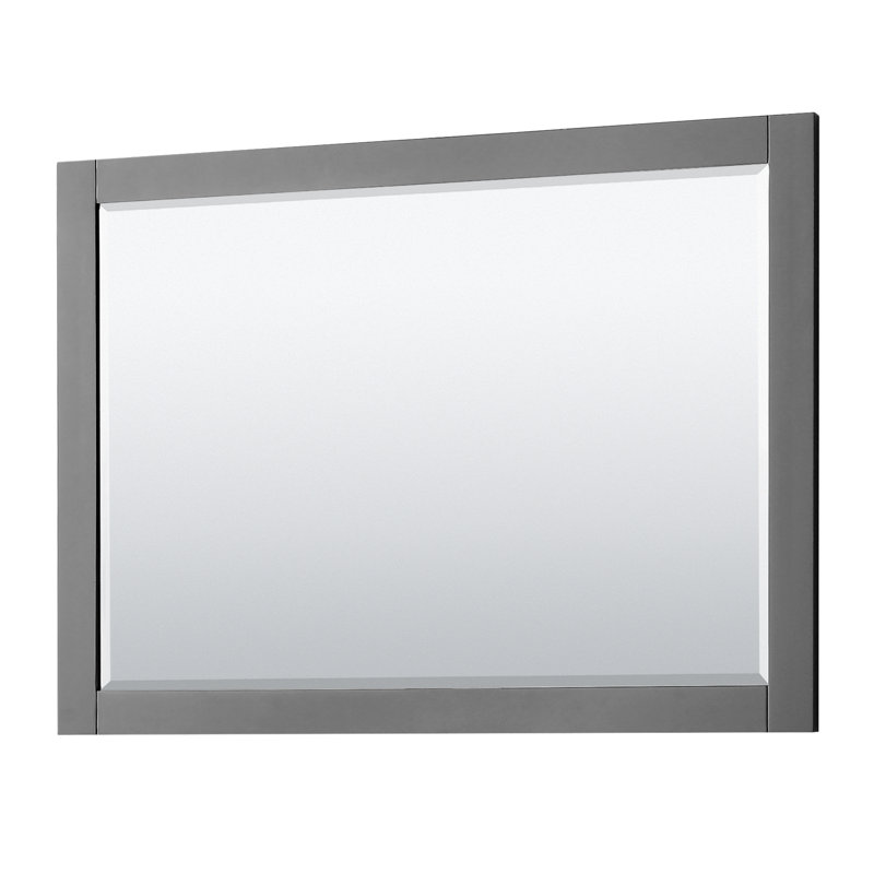 Base de meuble-lavabo double 47,25 po Avery seulement, Gris foncé / noir mat