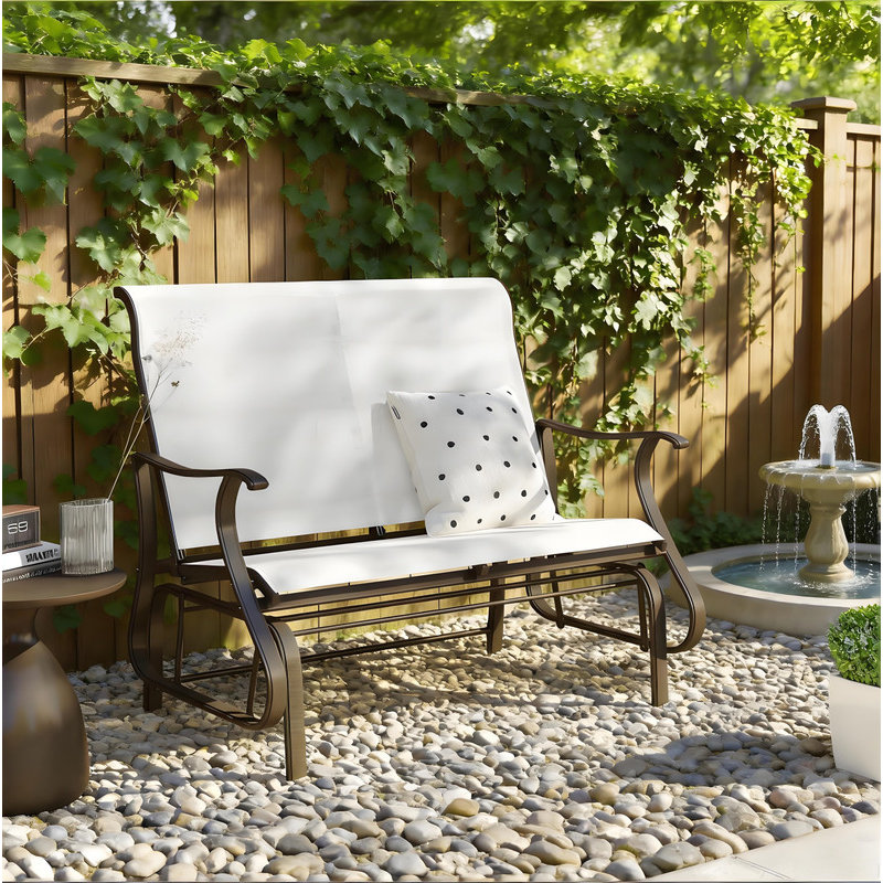 Banc oscillant d'extérieur, fauteuil pour 2 personnes