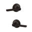 Solstice Privacy Door Lever with Rosette-14429377
