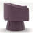 Ghinita Velvet Swivel Barrel Chair-973433043