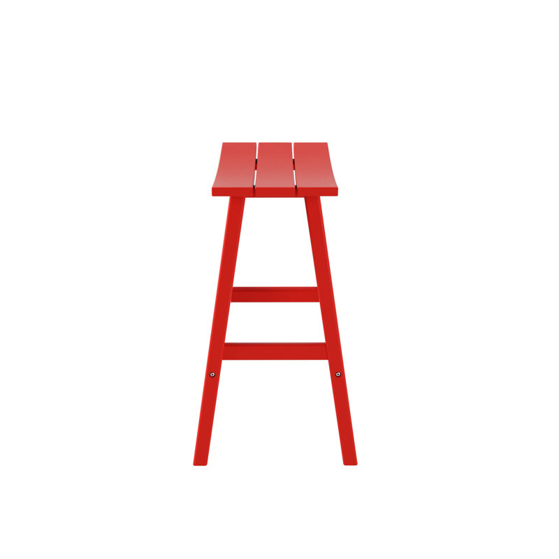 Tabouret d'extérieur Laguna, Rouge, Tabouret de bar (siège d'une hauteur de 29 po)