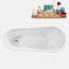 Baignoire autoportante 67 "avec drain interne Streamline-101697771