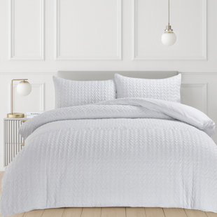 3D Embossed Pattern Kinsley Duvet Set