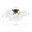 Plafonnier semi-encastré 3 lumières Spoutnik-347255108