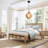 1 - Light Rattan Farmhouse Bohemian Pendant Light