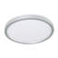 Edge - Rond - Plafonnier encastré à DEL 16 po - 25 W - Nickel satiné