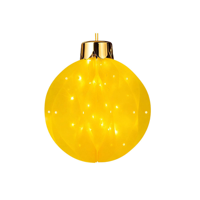 Luminaire suspendu de Noël pour l'extérieur, Yellow