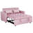 Collinward 53" W Murphy Sofa Bed Loveseat with Adjustable Tufted Back and USB Outlet-297002986-297002897