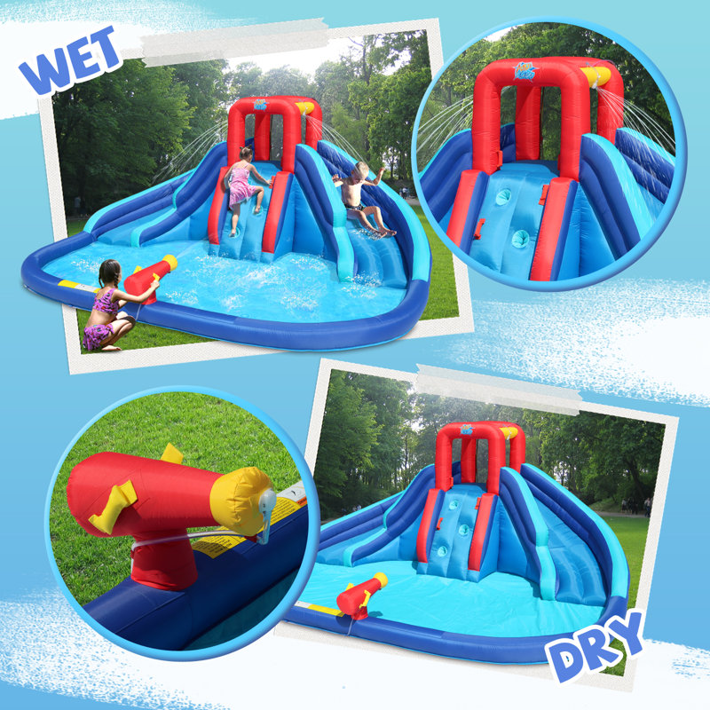 Double Slide Splash Water Park