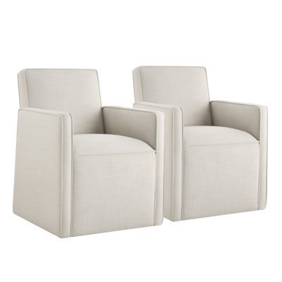 Henley Caster Wheel Dining Armchair(Set Of 2)