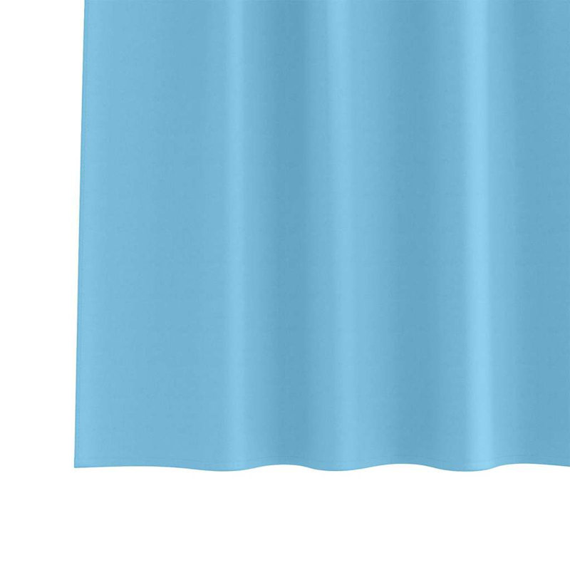 Curtains With Curtains 2 Pcs Polyester, Light Blue, 140cm Width x 140cm Drop