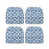 Blue/White Geometric