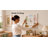 "Memories" 20" x 20" Photo Collage Wall Clock, Black Farmhouse Picture Frame Holds 12 Photos, Battery Operated Family Memory Display for Nursery, Baby Room, Kids Bedroom, Living Room & Wall Decor