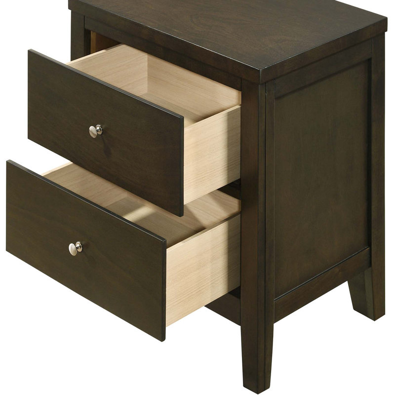 Table de chevet 2 tiroirs Clement
