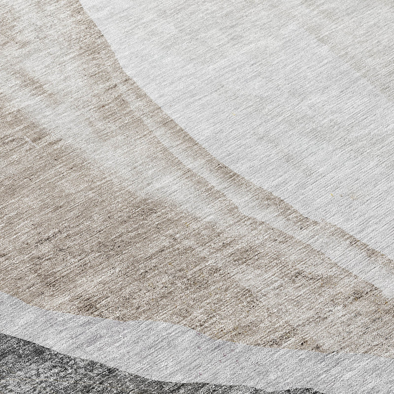 Blondean Washable Abstract Indoor / Outdoor Rug, Runner 2'3" x 7'6"