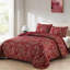 Ensemble de courtepointe 3 pièces à motif floral à motif cachemire Boho-122938634-122938635