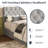 Romu Upholstered Storage Bed with Four Drawers-49775694